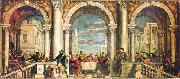 Paolo  Veronese Gastmahl im Hause Levis France oil painting artist
